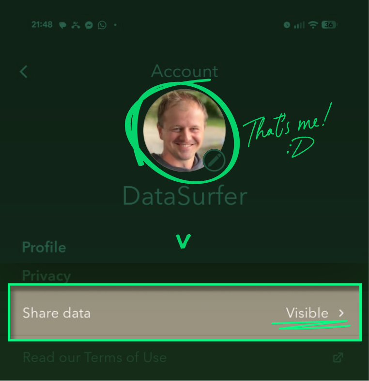 Enable data sharing